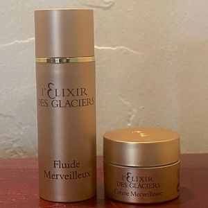 Set of 3 - Valmont l'Elixir Des Glaciers Crème Merveilleuse & Fluide Merveilleux